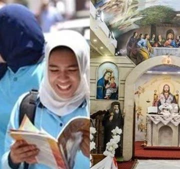 كنيسة العذراء بمركز نجع حمادي تستقبل طلاب الثانوية العامة