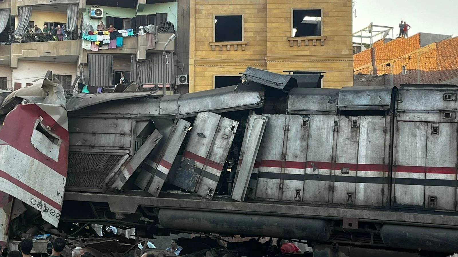 حادث قطارين بالزقازيق1