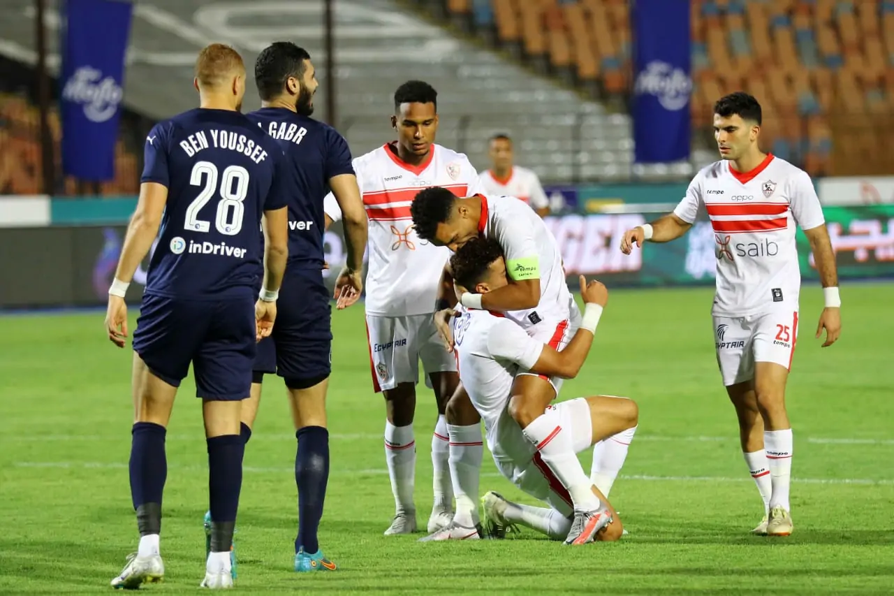 مباراة الزمالك وبيراميدز