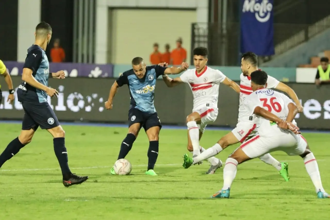 مباراة الزمالك وبيراميدز