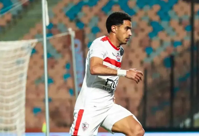 إصابة عمر جابر نجم نادي الزمالك